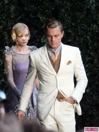 Carey Mulligan nd Leonardo DiCaprio in :uhrmann's "The Great Gatsby"