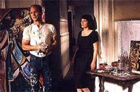 Ed Harris and Marcia Gay Harden as Jackson Pollock and Lee Krasner